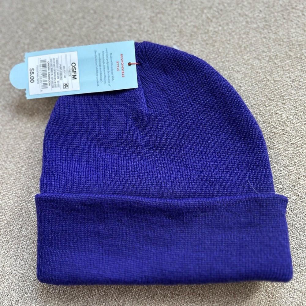 Cat & Jack Vibrant Blue Beanie